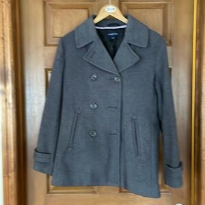 4/$15 Lanes End wool pea coat